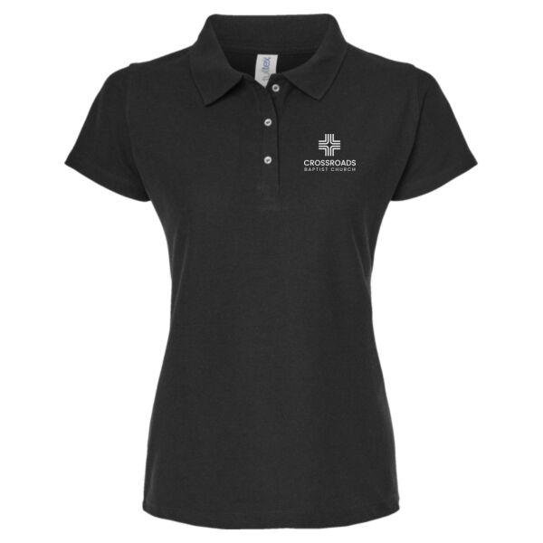 Crossroads Baptist (embroidered) - Women's 50/50 Sport Polo Thumbnail